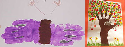 Diventare creativi con i colori a dita - Tutorial di pittura per bambini